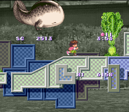 Umihara Kawase screenshot 4 for Super Famicom